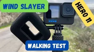 GoPro Hero 11 Audio Test with Windslayer on/off on a windy day