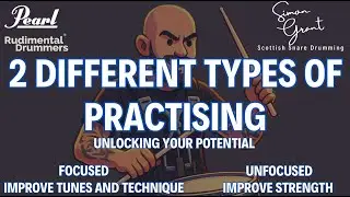 🥁2 Types of Practising Drumming - Focused and Unfocused🥁