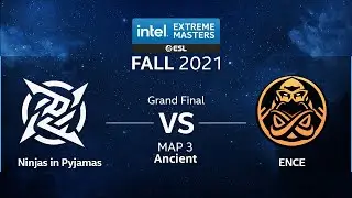 CSGO - Ninjas in Pyjamas vs. ENCE [Ancient] Map 3 - IEM Fall 2021 - Grand Final - EU