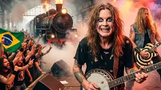 Você Nunca Ouviu Crazy Train Assim! Banjo + Metal em Português (IA Cover)