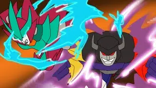Transformers Combiner Wars Animated Ep 17.5 Super Saiyan Victorion vs  Final form Menasor BATTLE!!