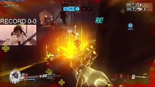 SUPER BEST REINHARDT IN NA - GAMEPLAY OVERWATCH SEASON 32 TOP 500