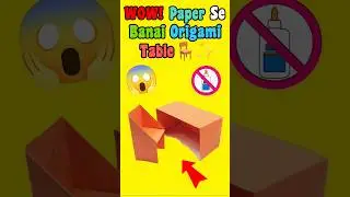 &ldquo;Amazing Origami Table | Easy Paper Craft Idea | DIY Miniature Furniture