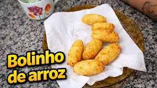 Karol faz bolinho de arroz
