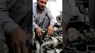 Truck Engine Tappet Setting #truck #trailer #repair #viralshorts #shorts #short #amazingskills #yt