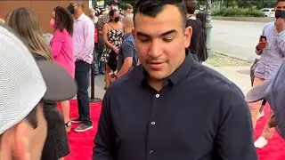 NY Yankee Catcher Jose Trevino Hits A Home Run with Fans as He Signs Autographs at Tribeca Film Fest
