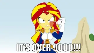 Dragon Ball - MLP Equestria girls - it's over 9000 - PARODY