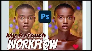 My Complete Retouching Workflow: Frequency Separation, Dodge & Burn + Pro Editing Tips | Photoshop |