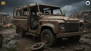 ASMR Car Restoration! 1997 Land Rover Defender Deep Burial Revival  Looking New.