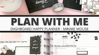 PLAN WITH ME | DASHBOARD HAPPY PLANNER | MINNIE MOUSE | APRIL 26-MAY 2, 2021
