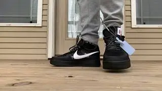 2018 Off White Nike Air Force 1 ON FOOT LOOK!!!