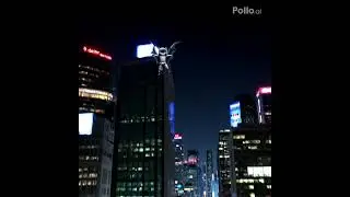 Cat Bat jumping on the building #Cat #supercat CatBat