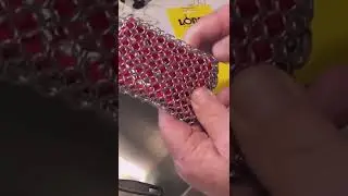 ❤️Lodge Chainmail Scrubbing Pad #Shorts