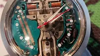 1970 Accutron Spaceview Watch Flying Saucer  with Alpha hands