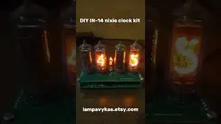 DIY IN-14 nixie tube clock kit