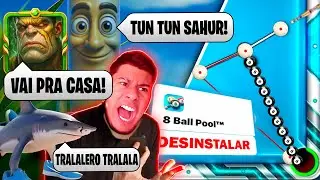 8 BALL POOL VIROU PIADA! JOGUEI NA NOVA MESA DE GELO E QUASE APAGGUEI O JOGO 🤬