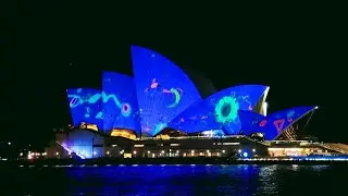Sydney Vivid 2023 Testing | light Projection show on Sydney Opera House Australia