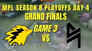 BANE PICK NI WISE | GAME 3 ONIC VS BLCK | GRAND FINALS MPL PH SEASON 8 PLAYOFFS DAY 4