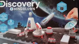 Circuit Space Station Galactic Experiment Set Spinning Antenna Rocket Launch Particle Analyzer