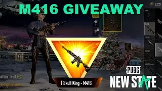 LVL 2 SKULL KING M416 ACCOUNT GIVEAWAY (Closed)  | NEW STATE MOBILE #18