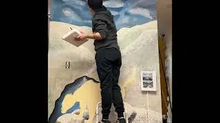 West Virginia Cryptid Mural Painting