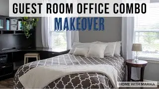Guest Room Office Makeover | Before & After