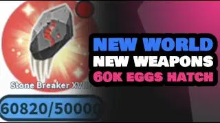 NEW UPDATE 😃 I OPEN OVER 60K EGGS WEAPON FIGHTING SIMULATOR ROBLOX PAPTAB