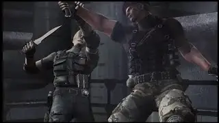 Leon vs Krauser Best Knife Fight. Resident Evil 4 Remake [HD 1080 60 FPS Smooth Edition] Sub espa&ntilde;ol