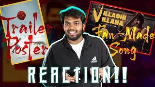 LEO - Villadhi Villana Fanmade Song & Leo Poster REACTION| Thalapathy Vijay | Lokesh| @FreehitStudio