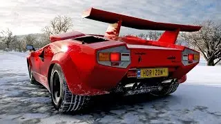 1988 Lamborghini Countach 5000 QV SNOW - Forza Horizon 4 | RTX 2080 Ti EXTREME Settings - 4K 60 fps
