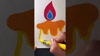 Acrylic marker candle Master the direct liquid acrylic marker. Baohong cotton watercolor