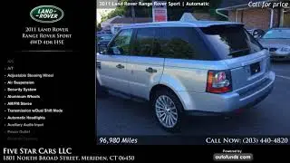 Used 2011 Land Rover Range Rover Sport | Five Star Cars LLC, Meriden, CT
