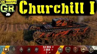 World of Tanks Churchill I Replay - 8 Kills 2.4K DMG(Patch 1.4.1)