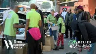 Relief Alliance Celebrity Skid Row Outreach  Giving, Smiles  Impact in Action!