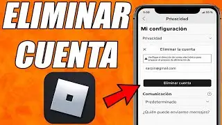 How to DELETE a ROBLOX ACCOUNT from Your Cell Phone