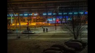 Winter is coming: Time Lapse (Hypnotic) Riga, Latvia