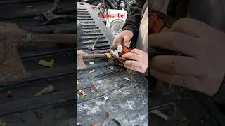 We did 4 tv yolks  #scraping #copper #copperwire
