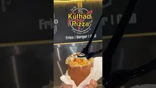 Papa fries ka kulhah pizza | worst experience | #kulhadpizza #foodshorts #foodstagram #food