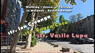 Panfilov Streets V. Lupu corner Dendrariu to I. Creanga #walking #mims 154 #Chisinau #Moldova Sep 23