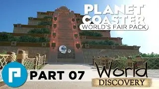 🌎 Mexico Area! - Planet Coaster World&rsquo;s Fair Pack Build - Epcot Inspired Theme Park Series Part 7
