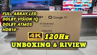 UNBOXING & RIVIEW SHARP 4T-C55GN7000X 120Hz: TV SERBA BISA UNTUK SEMUA KEBUTUHAN