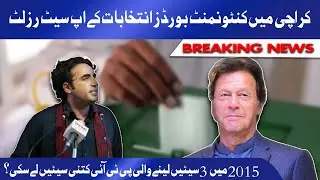 Karachi Cantonment Board Election Results Updates | اپ سیٹ رزلٹ