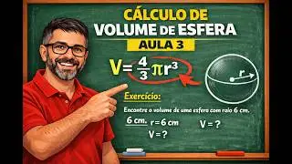 C&aacute;lculo do volume da esfera parte 3