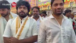 Director Anil Ravipudi & Producer Sahu Garapati Visited Tirumala