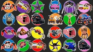 HUNTING MONSTER | Fire Truck Eater, Bus Eater, Starro, Beholder Eater, Train Eater, Ghost Train.