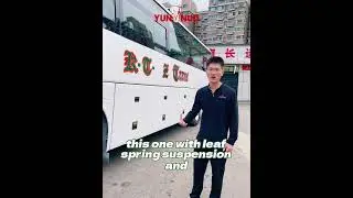 The refurbished Yutong bus with an bumper featuring a customized logo+8614706300272#usedbus
