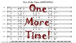 Eye of the Tiger - Beginner Band Play Along #bandkaraoke