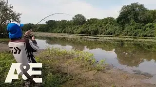 Nature Gone Wild: Crocodile Steal Fisherman's Catch (S1) | A&E