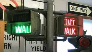 Econolite Neon Pedestrian Signals
