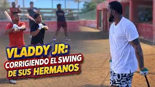 Vladdy Jr. - El Instructor De Bateo De Sus Hermanos Menores. 